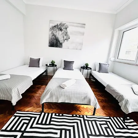 Quarto em Acomodações Particulares Crespo House Ii Fantastic E Lisboa
